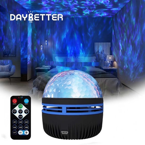 DAYBETTER Star Projector,Remote and Music Sync Night Light for Kids ,Best Gifts Galaxy Projector for Bedroom Christmas Decor