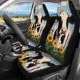 thumbnail image 3 of Pzuqiu Car Seat Cover Easy to Install, Compatible with SUV Seats Van Seats, Car Seat Covers Fit for Cars Truck Full Set, Cow, 3 of 10