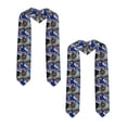 thumbnail image 2 of Haiem Astronaut in Outer Space Pattern Graduation Stole 2024 | Premium Satin Sash for Graduation Ceremony, 2 of 7