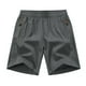 thumbnail image 1 of pstuiky Pantalones cortos para hombre, Pantalones cortos cargo elásticos para hombre, informales, con cordón ajustable, clásicos, de verano, con múltiples bolsillos, 1 of 3