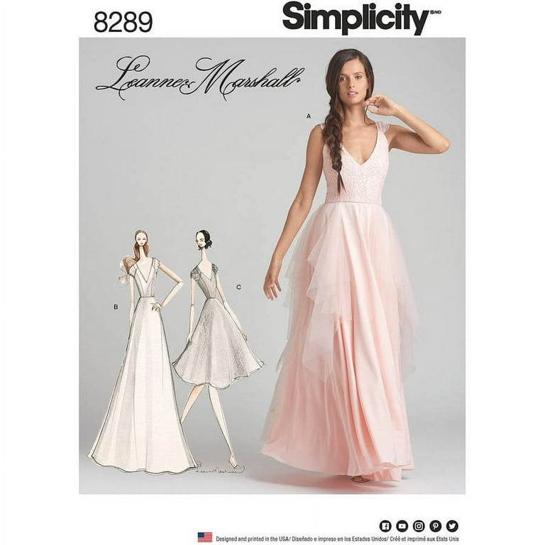 Simplicity Size 4-12 Special Occasion Dress Pattern, 1 Each - Walmart.com Simplicity Size 4-12 Special Occasion Dress Pattern, 1 Each - Walmart.com