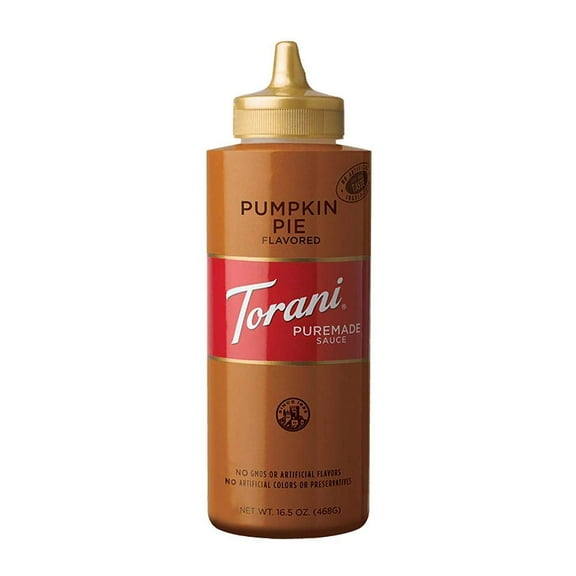 Torani PUMPKIN PIE SAUCE, SQUEEZE BOTTLE 6/16.5 OZ