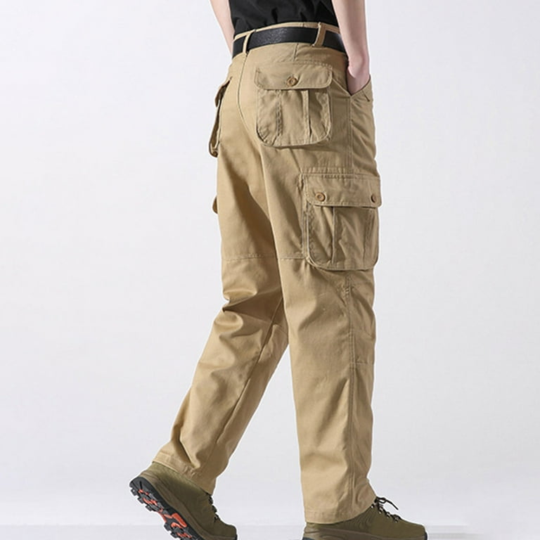 【KOOLOSET】 Summer Pigmented Cargo Pants Cargo Pants for Men Mens Lightweight Solid Color Bottoms