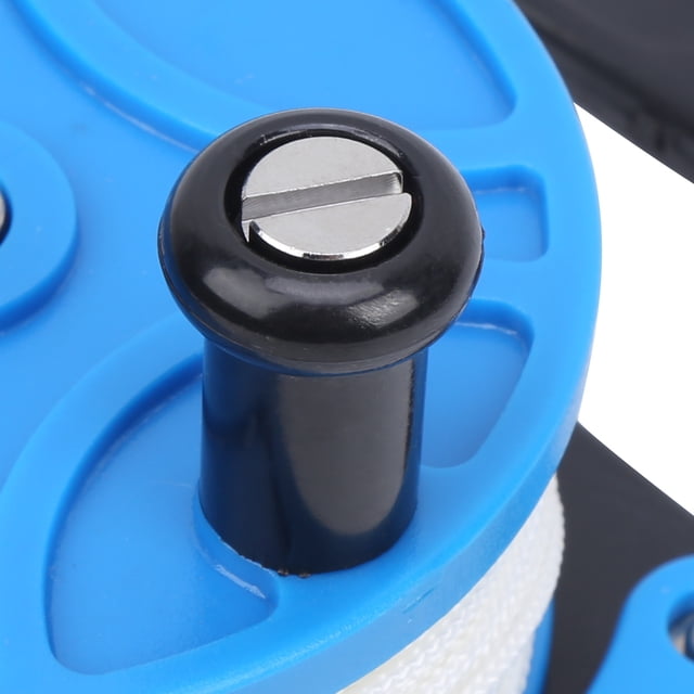 Diving Reel, 83M/289FT MultiPurpose Scuba Diving Reel Portable Diving Reel Finger Spool with Handle Stop Switch Diving Equipment