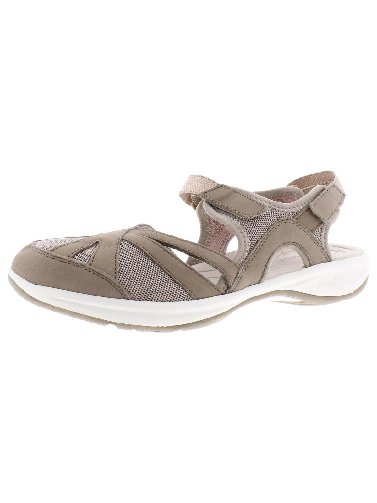 Explore 24 by Easy Spirit Womens Esplash Strap Sandals Gray 8 Narrow