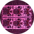 thumbnail image 1 of Ahgly Company Indoor Round Persian Pink Traditional Area Rugs, 4' Round, 1 of 4