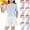 Light Blue-04, variant on Ultrave Girls Athletic Set, Short Sleeve Tee & Shorts Casual Outfit, Lightweight Activewear for Girls, Summer Sets for 5-15Y