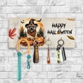 thumbnail image 2 of Happy Halloween Mastiff Witches Hat Pumpkin Carving Wood Key Holder Mastiffs Dog Lover Gifts Idea Wall-mounted Key Rack Home Decor - 02019, 2 of 5