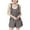 Coffee, variant on ZACPNCV Girls Overall Shorts Sleeveless Jumpsuits Cotton Linen Short Overalls Teen Girls Shortalls Adjustable Straps Romper Beige 5-6 Years