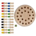 thumbnail image 3 of Educational Intelligent Game, Durable Funny Block Board Game Anti-Corrosion Anti-Corrosion Wooden Memory Chess Toy  For School, 3 of 8