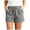 Grey, variant on Women's Shorts Summer Solid Color High Waist Straight Drawstring Loose Casual Pocket Pants