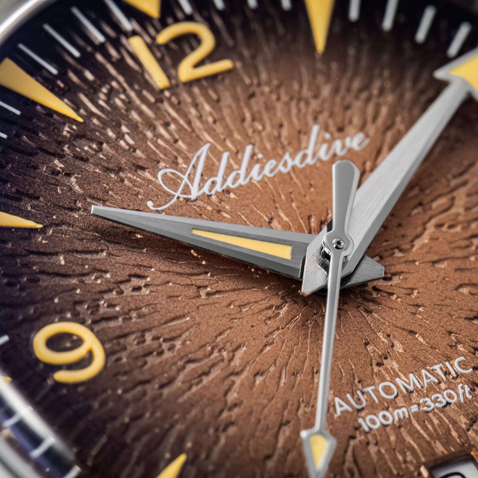 ADDIESDIVE Men's Automatic Dive Watch 100m Waterproof, Japanese 8215 Movement, Luminous, Stainless Steel Bracelet, Luxury Analog Watch for Men