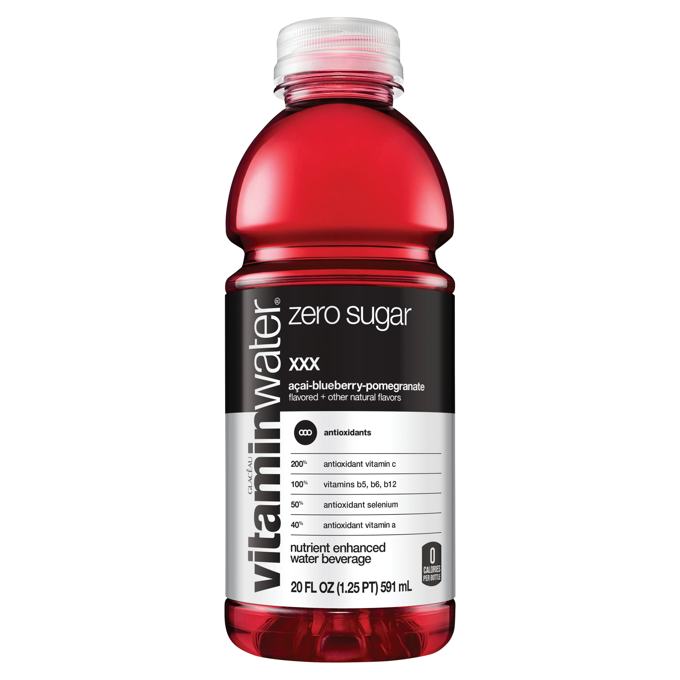 vitaminwater zero sugar xxx Bottle, 20 fl oz - Walmart.com