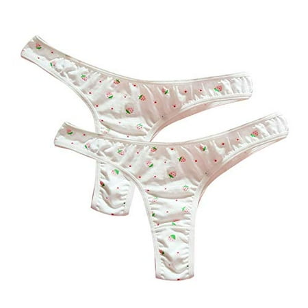 

SOLY HUX Women s peace Lace Thongs Criss Cross Back Underwear Panties White M