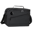 thumbnail image 3 of QSTDGVPW Insulated Cooler Bag Oxford Cloth Thermal Storage for Outdoors Travel Picnic Black, 3 of 9