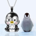 thumbnail image 3 of Cadena y Dije PenguinNeck01 4 Pzas Collar Pingüino/Corazón Negro/Blanco Metal. High Monaco MXGUI-004, 3 of 5
