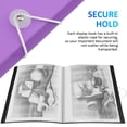 thumbnail image 3 of FRCOLOR 5 Pcs Presentation Binder Clear Insert Sleeves Document Organizer Paper File Holder Portfolio Book with Stickers, 3 of 8