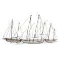thumbnail image 1 of Stratton Home Decor Metal Sailboat Scene Hanging Wall Decor, Antique Silver, 1 of 9