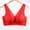 Red, variant on Azrian Womens Plus Size Bras,Women's Bra Wire Free Underwear OnePiece Bra Everyday Underwear Bras
