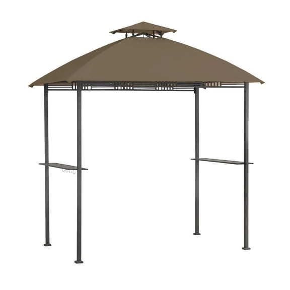 Garden Winds Replacement Canopy Top Cover for Westbrook Grill Gazebo - Riplock 350 - Nutmeg