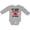 AC-Heather Grey, variant on Inktastic Nana and Papa Love Me Grandson Boys or Girls Long Sleeve Baby Bodysuit