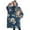 Pioneer Flower Floral-3, variant on Oversized Wearable Blanket Hoodie,Pioneer Flower Floral Print Pattern Sherpa Blanket Hoodie with Super Pockets,Super Warm Fuzzy Pullover for Women & Men