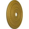 thumbnail image 3 of Ekena Millwork 25 3/8"OD x 3 3/8"ID x 1 3/8"P Cole Ceiling Medallion (Fits Canopies up to 9 1/8"), Hand-Painted Pharaohs Gold, 3 of 7