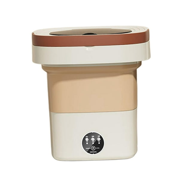 Mini lavadora plegable compacta pequeña lavadora 8L 3 modelos alta potencia pequeña Beige