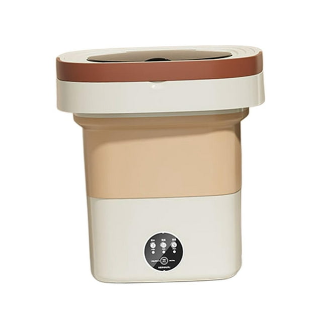 yuksok Mini Laveuse Pliable 8 L 3 Modèles Facile à Transporter Haute Puissance Petite Beige
