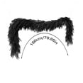 thumbnail image 2 of 6ft Black Pine Halloween Garland with 60 Lights, Artificial Norfolk Pine Wreath, Decorative Greenery Vine for Mantel, Stair, Door & Holiday Party Decoration, 2 of 8