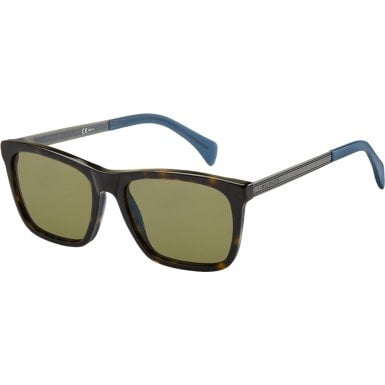 Tommy Hilfiger Acetate Frame Brown Gradient Lens Men's Sunglasses TH1435S00EXA65518