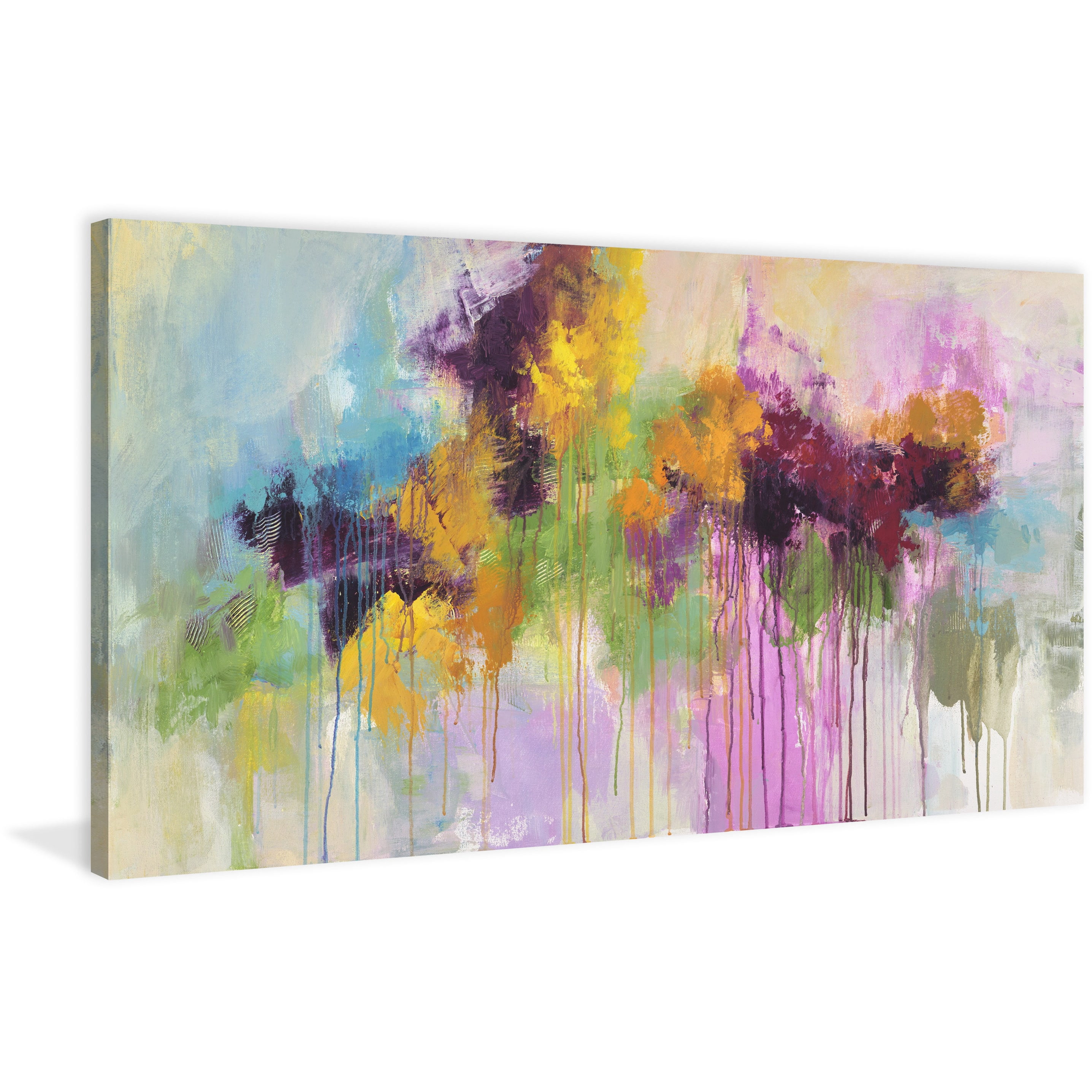 Marmont Hill ''Flower Passion'' by Julie Joy Painting Print on Wrapped Canvas