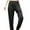 Black, variant on biudgviw Workout Pants for Women Comfy Elastic Waist Stretch Long Pants Fall Soft Solid Color Pleated Jogger Trousers