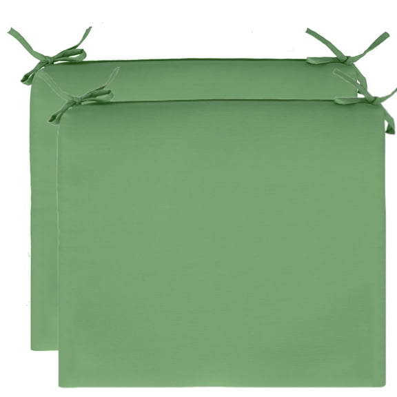 Outdoor Solid 2-pk Bistro Cushions 17 x 17 in Sage