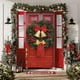 thumbnail image 5 of Christmas Door Cover Decorations with Santa Claus Pattern Holiday Party Decorative for Front Door Indoor Wall Fireplace Mantle Home Festive Xmas Decor, 5 of 6