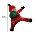 thumbnail image 2 of Yucurem 2M Christmas Inflatables Outdoor Decorations, Blow up Santa Claus Inflatable with Built in LED Lights for Garden Lawn Home Holiday Party Decor, 2 of 5