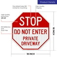 thumbnail image 3 of Private Driveway Sign, Do Not Enter Sign,, 3 of 8