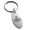 Silver, variant on Stainless Steel Freemasons Masonic Sacred Society Engraved Small Oval Charm Keychain Keyring