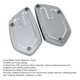 thumbnail image 4 of Tapa Del Depósito De Líquido De Frenos, 2 Piezas De Cubierta De Embrague De Freno Delantero De Motocicleta Reemplazo De aleación De Aluminio CNC Para R1200RT SE 2010-2013, 4 of 7