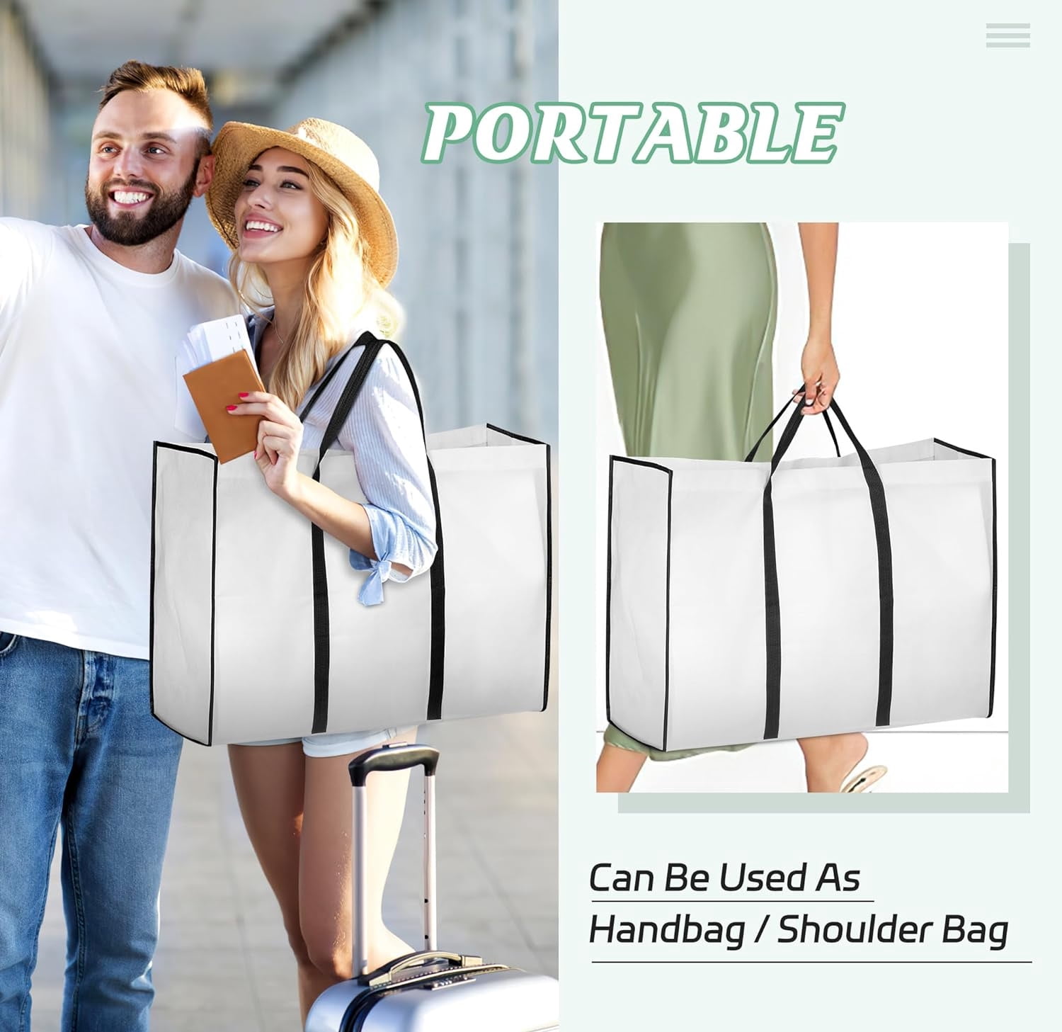Wedding Dress Garment Bag,70 in Bridal Gown Dress Storage Bag with Tote Bag,4 Pockets Travel Garment Storage Bag for Prom,Evening Gowns,Hanging Clothes Storage Bag for Puffy Bridal Gowns Cover,White