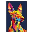 thumbnail image 3 of Pharaoh Hound Unframed Canvas Wall Art, Dog Home Wall Canvas Decor Print Painting Living Room Bedroom Office Bathroom Decoration Painting,, 3 of 6