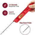 thumbnail image 2 of ThermoPro TP03B Digital Instant Read Meat Thermometer Kitchen Cooking Food Candy Thermometer with Backlight and Magnet for Oil Deep Fry BBQ Grill Smoker Oven Thermometer, 2 of 9