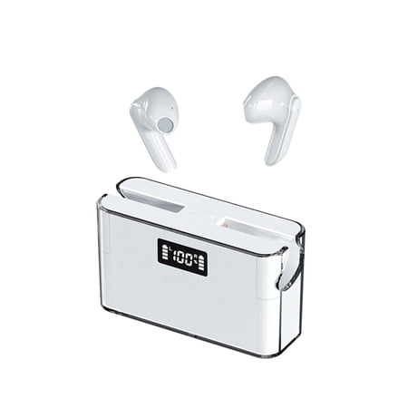 JOGZMZ Wireless Bluetooth Earphones with Mobile Power Supply Semi in Ear Sports Digital Display Earphones