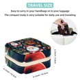 thumbnail image 5 of Christmas Travel Portable Jewelry Organizer Box with Earring Holder, Bracelet Holder, and Necklace Organizer for Girls and Women, 5 of 6