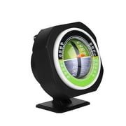 Nikou Car Luminous Inclinometer Outdoor Angle Slope Balancer Car Luminous Slope Measure Compass