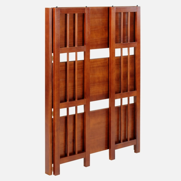 Folding etagere bookcase deals