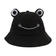 thumbnail image 1 of Sombrero De Pescador De Rana De Dibujos Animados, Sombrero De Cubo De Verano Para El Sol, Gorra De Pescador De Ala Ancha Para Adultos, Niños, Mujeres Y Hombres Yuarrent AP006172-05, 1 of 6