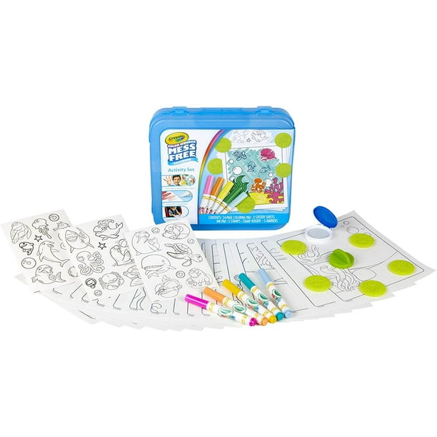 Set colorear Crayola Color Wonder sin ensuciar +30 pcs juguetes niños regalo 3-6 años