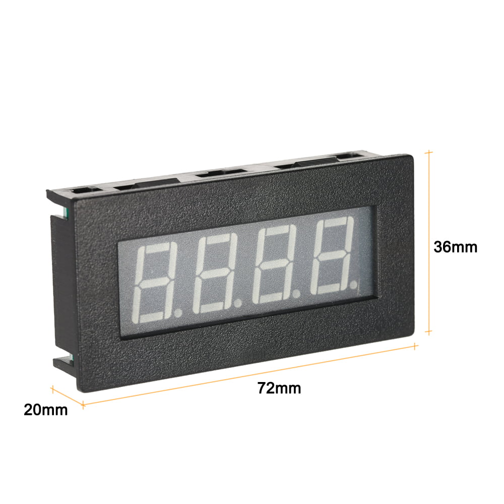 0.56" DIGITAL Red LED Frequency and Tachometer Rotate Speed Meter DC 12-24V 