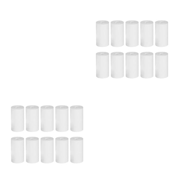 Methold 10 rollos de papel térmico de 57x25, impresión a prueba de aceite, caja registradora, fabricante de recibos de tarjetas de crédito, 10 rollos de papel de impresión 2piezas
